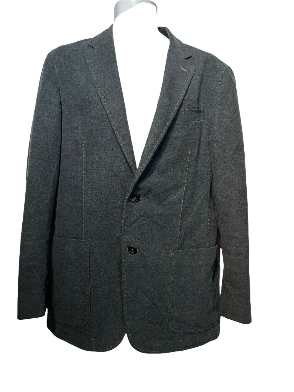 pal zileri Concept Italy gray cotton blazer jacket mens Size 50